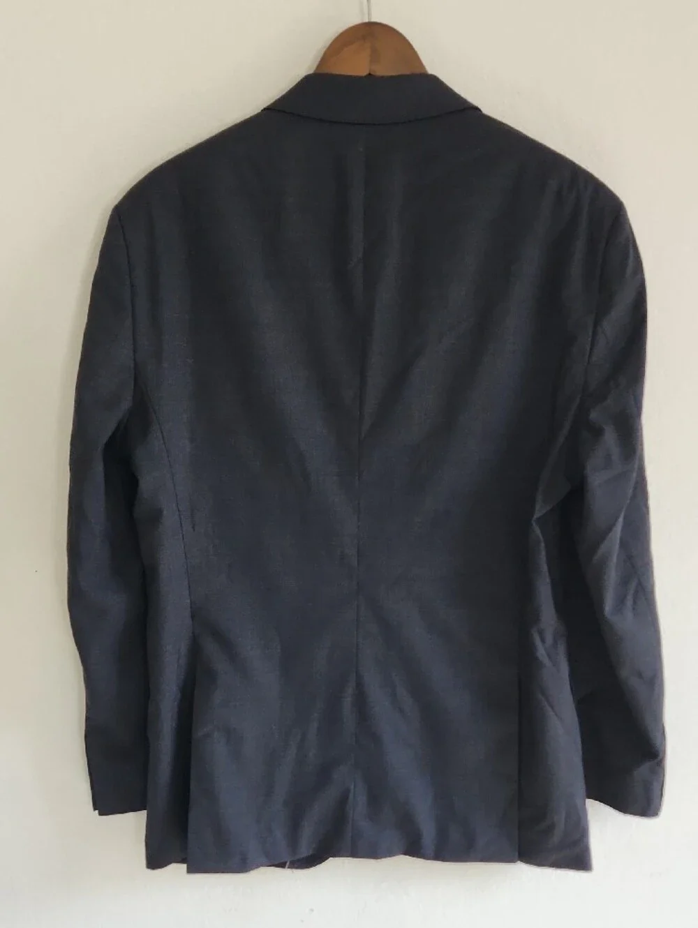 Hugo Boss Marzotto Italian Wool Stretch Blazer Jacket 42R Navy